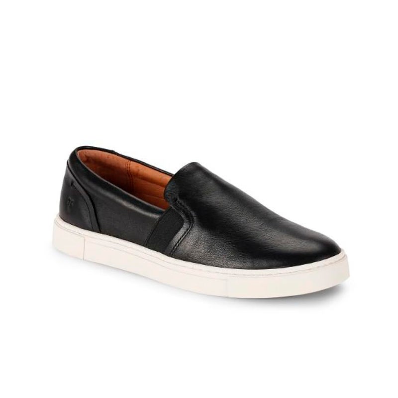 Frye Ivy Slip-On Shoes for Women Featuring Soft Nappa Leather with Thick Rubber Outsole, Removable Molded Footbed, and Padded Collar and Vamp â€“ Â½â€ Heel Height, Black - 7.5M - Image 1